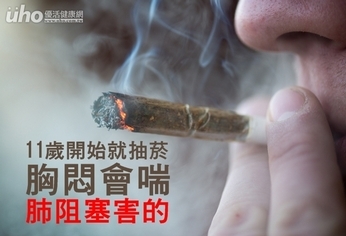 11歲開始就抽菸 胸悶會喘肺阻塞害的
