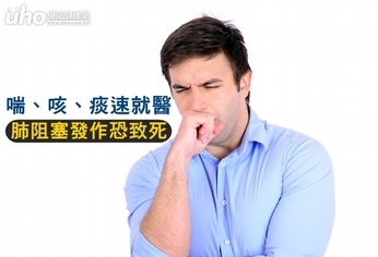 喘、咳、痰速就醫 肺阻塞發作恐致死