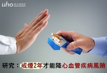 研究:戒煙2年才能降心血管疾病風險