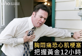 胸悶痛恐心肌梗塞 把握黃金12小時