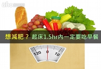 想減肥?起床1.5hr內一定要吃早餐