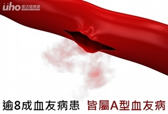 逾8成血友病患 皆屬A型血友病