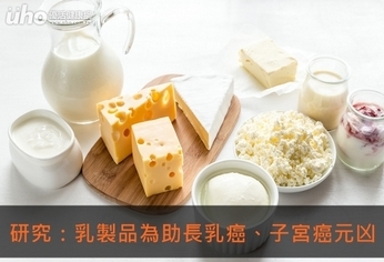 研究:乳製品為助長乳癌、子宮癌元凶