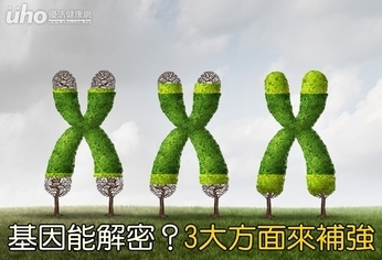 基因能解密?3大方面來補強