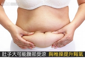 肚子大可能腹部受涼!胸椎操提升腎氣