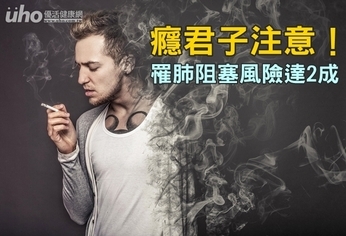 癮君子注意!罹肺阻塞風險達2成