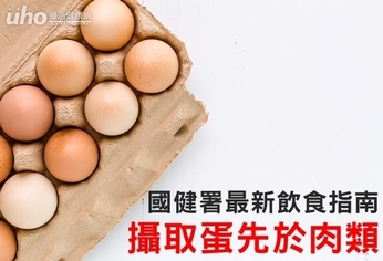 國健署最新飲食指南　攝取蛋先於肉類