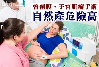 曾剖腹、子宮肌瘤手術 自然產危險高