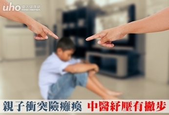 親子衝突險癱瘓 中醫紓壓有撇步