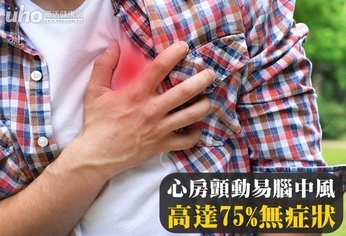 心房顫動易腦中風 高達75%無症狀