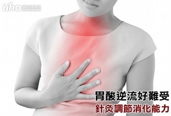 胃酸逆流好難受 針灸調節消化能力