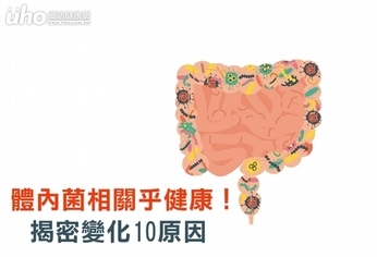 體內菌相有關健康!揭密變化10原因