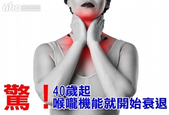 驚!40歲起 喉嚨機能就開始衰退