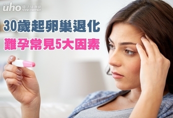 30歲起卵巢退化 難孕常見5大因素