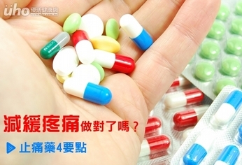 減緩疼痛做對了嗎?止痛藥4要點