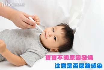 寶寶不明原因發燒 注意是否尿路感染