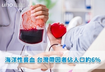 海洋性貧血 台灣帶因者佔人口約6%
