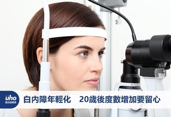 白內障年輕化 20歲後度數增加要留心