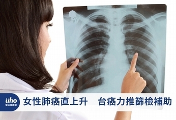 女性肺癌直上升 台癌力推篩檢補助