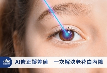 AI修正誤差值 一次解決老花白內障