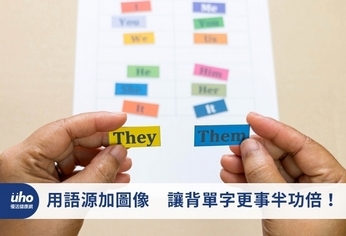 用語源加圖像 讓背單字更事半功倍!