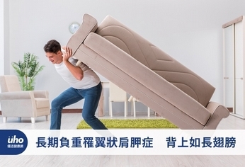 長期負重罹翼狀肩胛症 背上如長翅膀