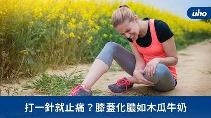 打一針就止痛?膝蓋化膿如木瓜牛奶