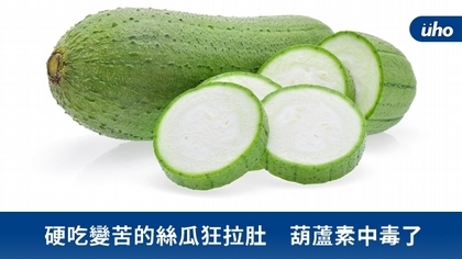 硬吃變苦的絲瓜狂拉肚 葫蘆素中毒了