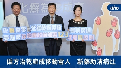 偏方治乾癬成移動雪人 新藥助清病灶