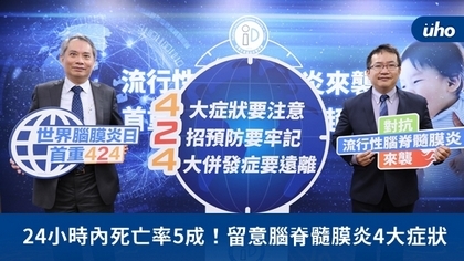 24小時內死亡率5成!留意腦脊髓膜炎4大症狀