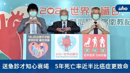 送急診才知心衰竭 5年死亡率近半比癌症更致命